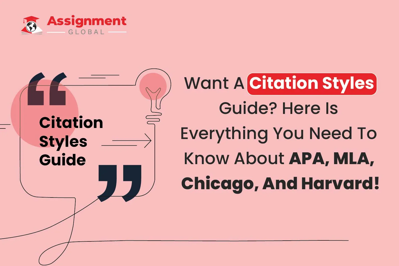 Want A Citation Styles Guide Here Is Everything You Need To Know About APA, MLA, Chicago, And Harvard assignmentglobal